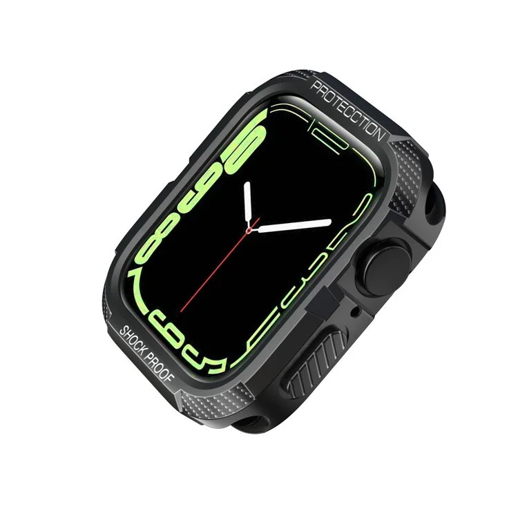 Мягкий защитный TPU-чехол для Apple Watch Series 9 / 8 / 7 45mm / 6 / 5 / 4 / SE 44mm - Серый