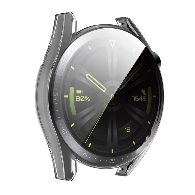 Clear Full Coverage Scratch-resistant TPU Watch Case Protective Cover for Huawei Watch GT 3 42mm - Transparent White