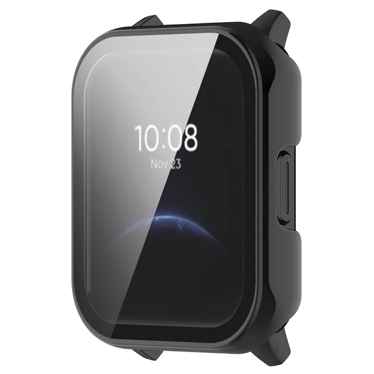 Gut Geschützte Hard-pc-hülle Mit Hd-anti-kratzer-schildschutzschutzschutz Für Realme Watch 2 - Schwarz