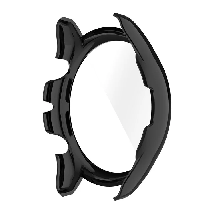Smart Watch Hard PC Frame Built-in with Tempered Glass Screen Protector Watch Case for Huami Amazfit GTR3/GTR3 Pro - Black