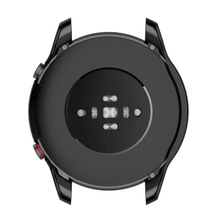 2 em 1 Smart Watch Hard PC Frame + Caixa de Relógio de Protetor de Tela de Vidro Temperado Para Xiaomi Mi Watch Color Sport - Preto