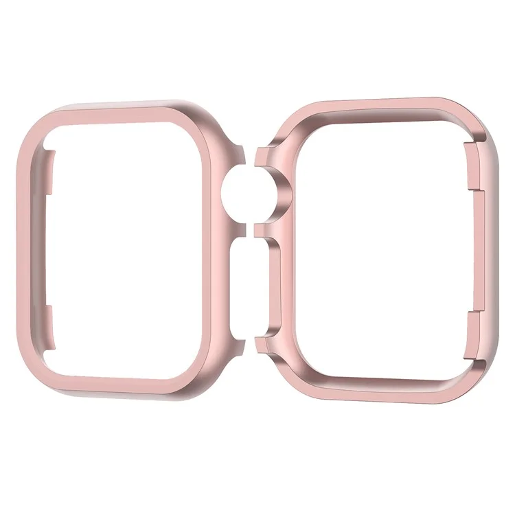 Aluminium Alloy Watch Case Frame Cover for Apple Watch SE / SE (2022) 40mm / Series 6 / 5 / 4 40mm - Pink