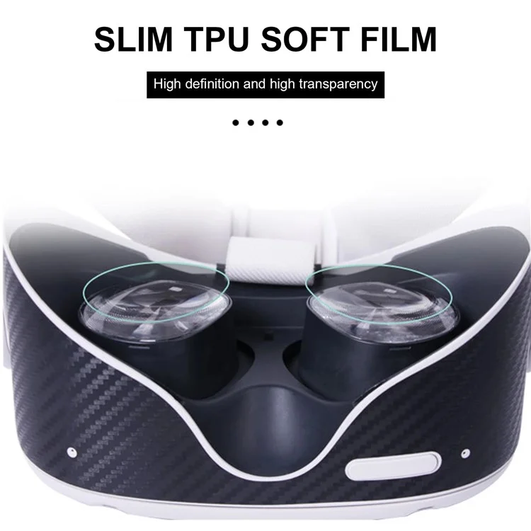 Hifylux Q2-FF6 4pcs Protection d'écran Souple en TPU Haute Définition pour Lentilles de Lunettes VR Oculus Quest 2