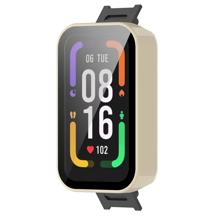 Cas De Montre PC Anti-goutte De Protection Anti-goutte De Verre De Verre Trempé Pour Xiaomi Redmi Smart Band Band Pro - Ivoire