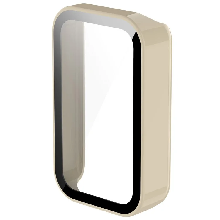 Cas De Montre PC Anti-goutte De Protection Anti-goutte De Verre De Verre Trempé Pour Xiaomi Redmi Smart Band Band Pro - Ivoire