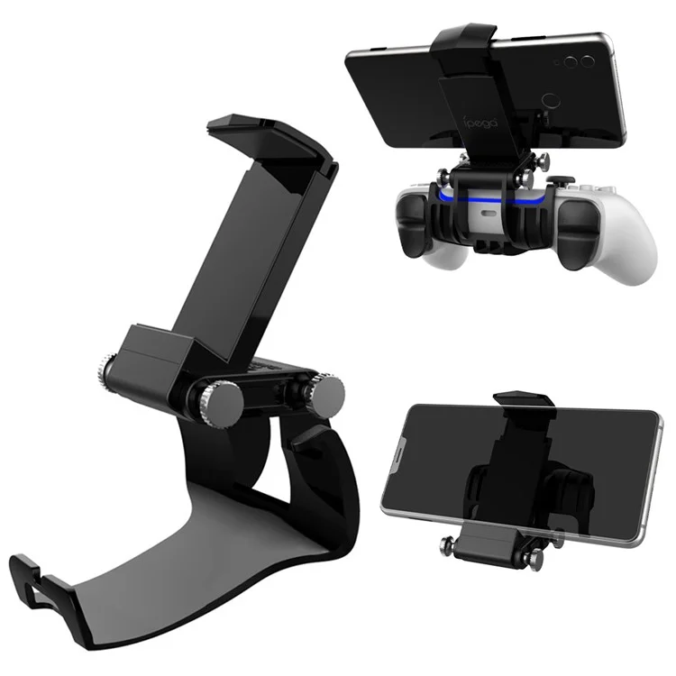 IPEGA PG-P5005 Cell Phone Stand for PS5 Gamepad Game Controller Mount Hand Grip Smartphone Clip Holder