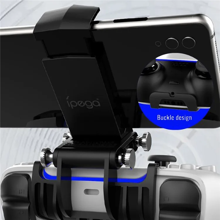 IPEGA PG-P5005 Подставка для телефона для геймпада PS5, держатель для игрового контроллера, ручной захват, держатель для смартфона