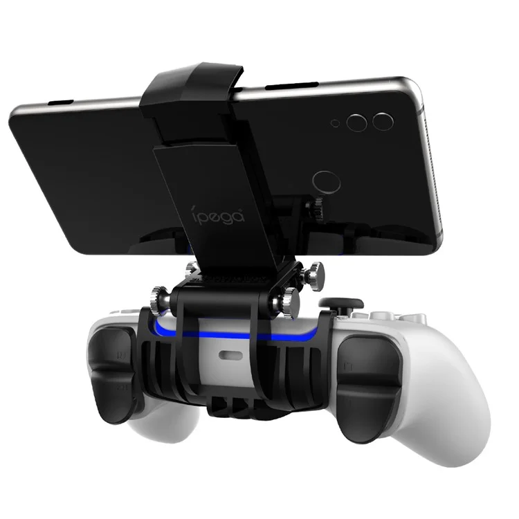 IPEGA PG-P5005 Подставка для телефона для геймпада PS5, держатель для игрового контроллера, ручной захват, держатель для смартфона