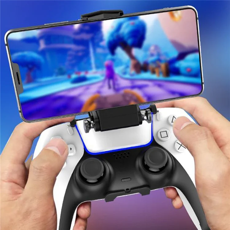 IPEGA PG-P5005 Cell Phone Stand for PS5 Gamepad Game Controller Mount Hand Grip Smartphone Clip Holder