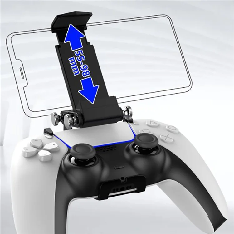 IPEGA PG-P5005 Cell Phone Stand for PS5 Gamepad Game Controller Mount Hand Grip Smartphone Clip Holder