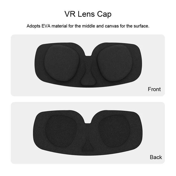 Couvercle de Protection de L'objectif VR Lunettes Accessoires Couvercle de Protection Contre la Poussière à Poussière Douce Pour Oculus Quest 2