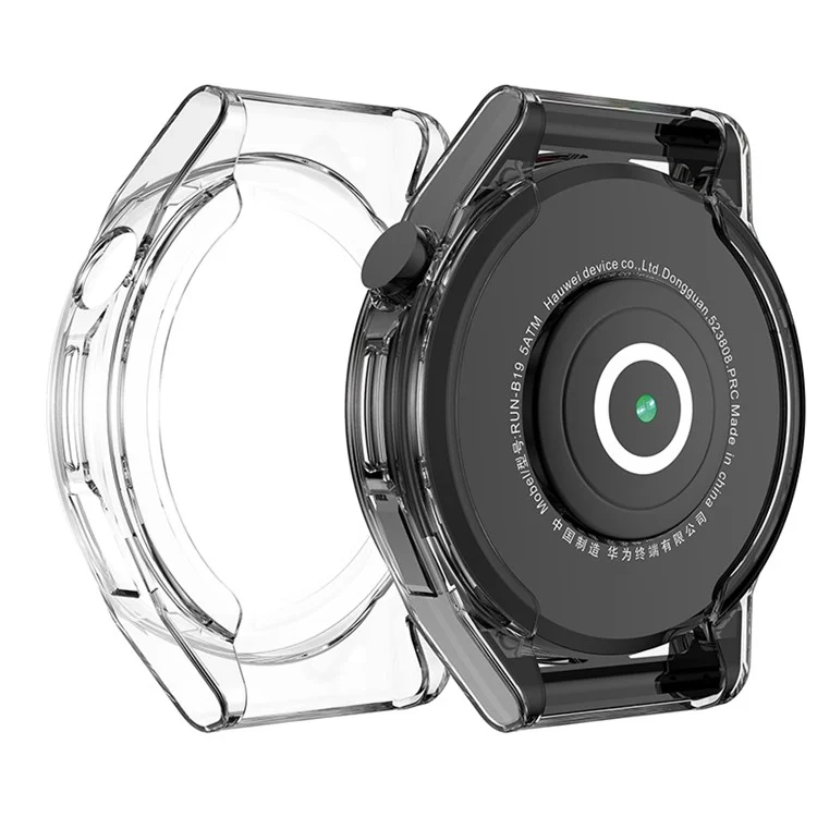 Smart Watch Anti-arranhamento Caso TPU de Cobertura Completa de Proteção Para Huawei Watch GT Runner - Transparente
