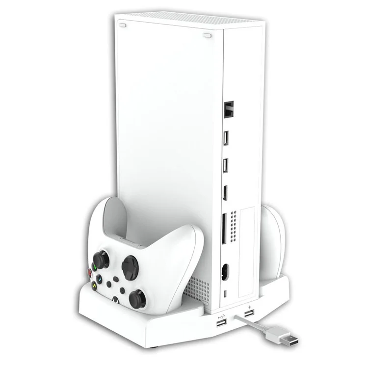 IPEGA PG-XBS011 Multifunktional Vertikaler Ladestation Für Die Xbox-serie-spielcontroller-ladedock Mit Headset-halter/cooling-lüfter