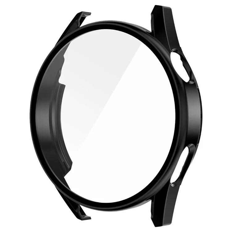 Enkay Hat Prince Pour Huawei Watch GT 3 46mm 9H Écran en Verre Trempé Protecteur Matte Caoutchouté Casque de Montre PC Hard PC - le Noir
