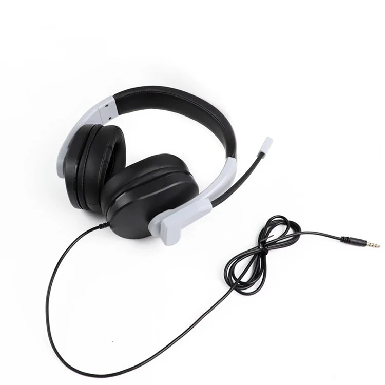 Écouteur Stéréo Filaire Dobe TY-1802 3,5 mm de Jeu 3,5 mm Écouteur de Bruit de Bruit Avec Mic Soft Earmuffs Pour Ps5 / Ps4 / Xbox One / 360 / Switch / pc