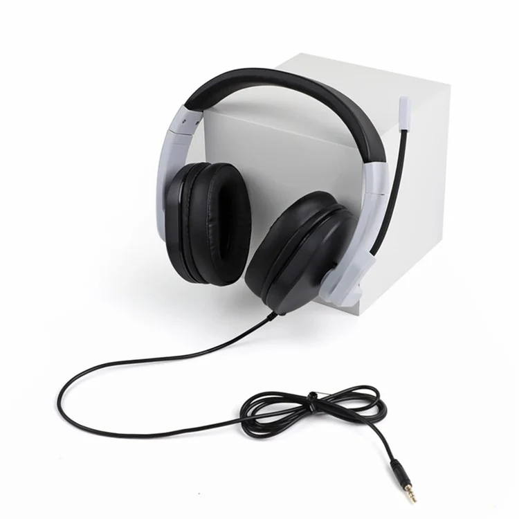 Écouteur Stéréo Filaire Dobe TY-1802 3,5 mm de Jeu 3,5 mm Écouteur de Bruit de Bruit Avec Mic Soft Earmuffs Pour Ps5 / Ps4 / Xbox One / 360 / Switch / pc