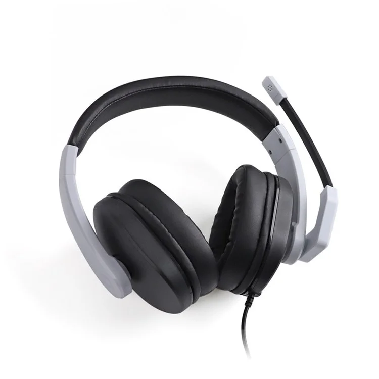 Écouteur Stéréo Filaire Dobe TY-1802 3,5 mm de Jeu 3,5 mm Écouteur de Bruit de Bruit Avec Mic Soft Earmuffs Pour Ps5 / Ps4 / Xbox One / 360 / Switch / pc