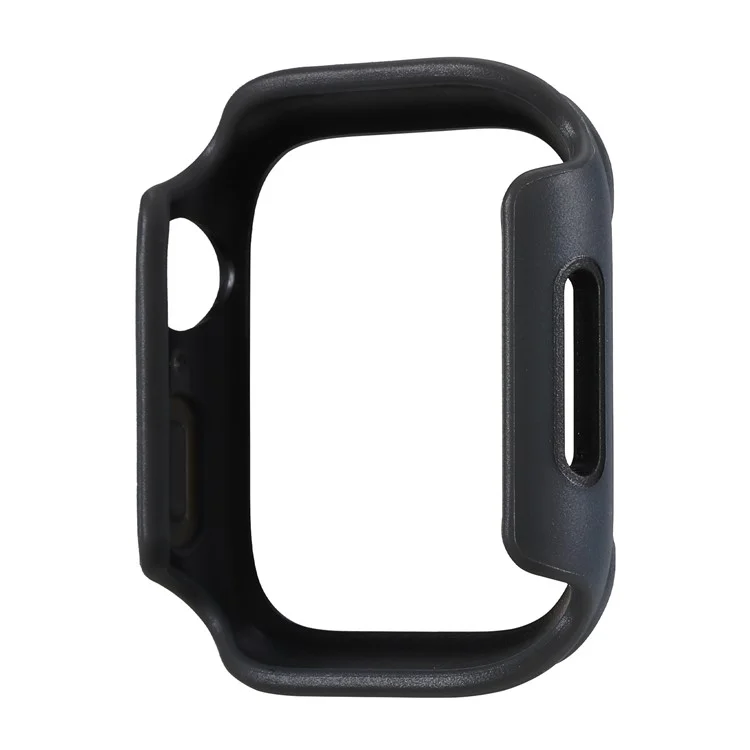 Für Die Apple Watch Series 7 41mm Dual Color Hartpc + Soft TPU Watch Case Anti-kratzer-schutzabdeckung - Schwarz Schwarz