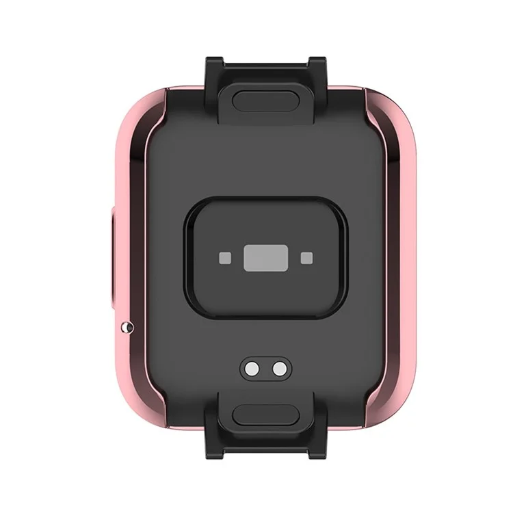 For Xiaomi Redmi Watch 2 Lite Electroplating Full Coverage Anti-Scratch TPU Watch Case Protective Cover - Pink/Gold