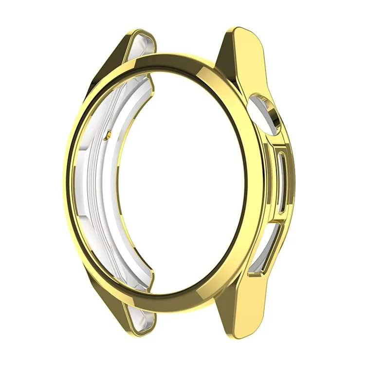 Para Huawei Watch GT Runner Eletroplatou TPU Relógio Caso de Capa de Meia Capa Protetora - Ouro