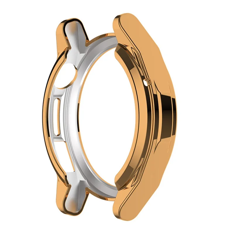 For Huawei Watch GT Runner Electroplated TPU Watch Protective Half Cover Case - Rose Gold