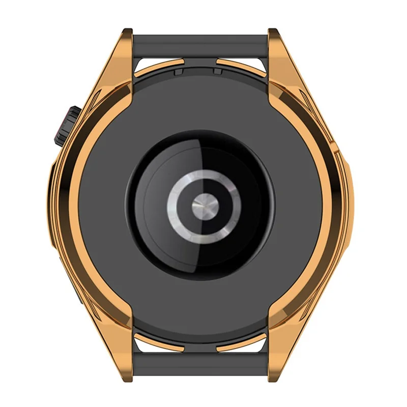 For Huawei Watch GT Runner Electroplated TPU Watch Protective Half Cover Case - Rose Gold
