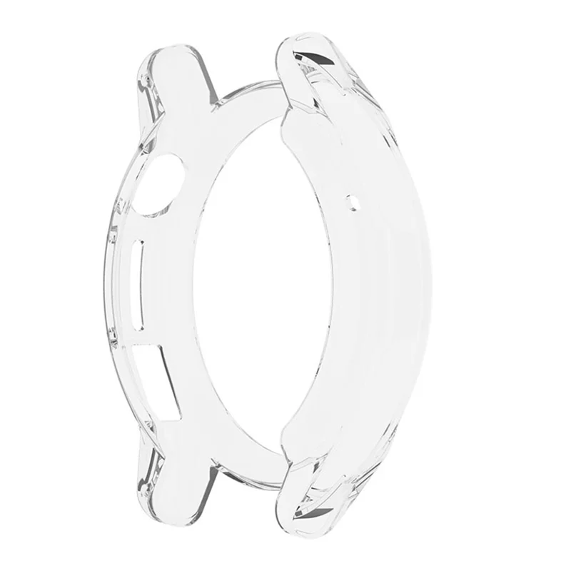 For Huawei Watch GT Runner Transparent TPU Smart Watch Half Cover Protective Case - Transparent