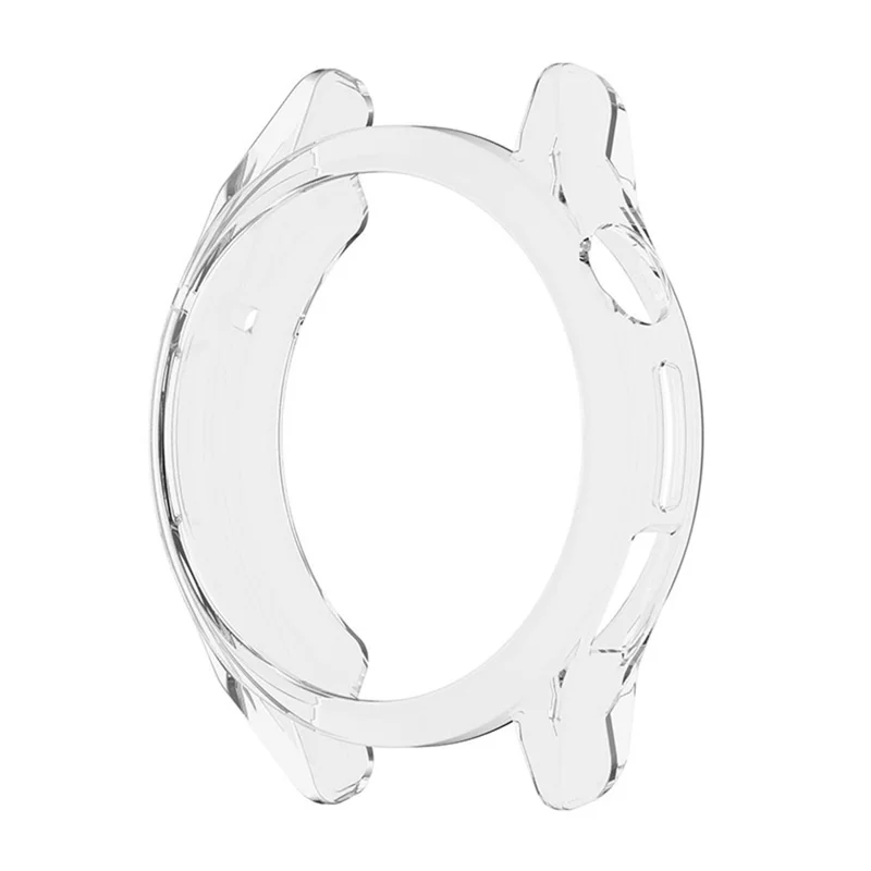 For Huawei Watch GT Runner Transparent TPU Smart Watch Half Cover Protective Case - Transparent