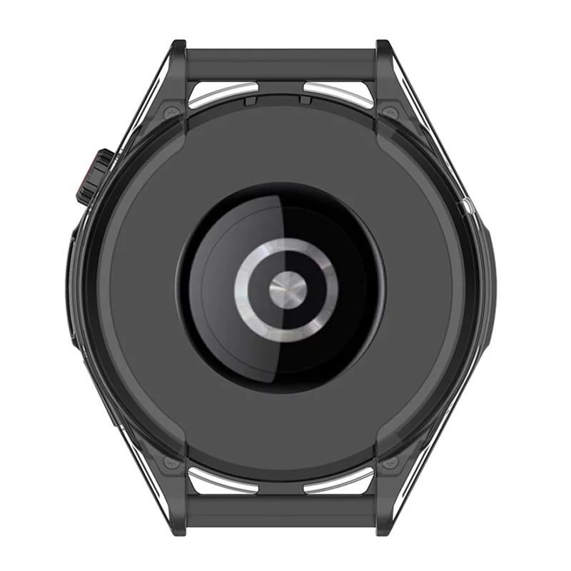 For Huawei Watch GT Runner Transparent TPU Smart Watch Half Cover Protective Case - Transparent