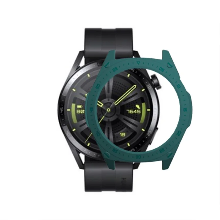 Para Huawei Watch GT 3 46mm Quick Release Watch Case Sports Watch Case Protetor com Placa de Discagem - Verdenegro