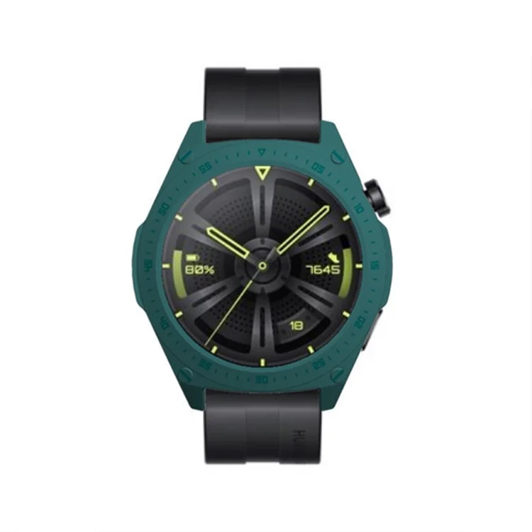 Para Huawei Watch GT 3 46mm Quick Release Watch Case Sports Watch Case Protetor com Placa de Discagem - Verdenegro