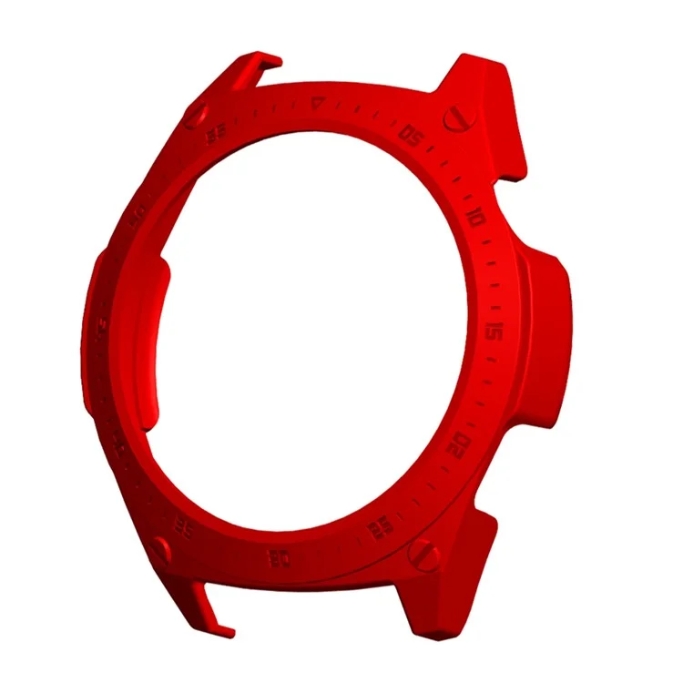 For Huawei Watch GT 3 46mm Quick Release Watch Case Sports Watch Case Protector with Dial Plate - Red