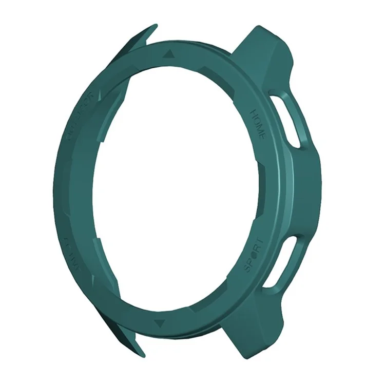 Для Xiaomi Watch Color 2 Hard PC Anti-drop Smart Watch Protective Frame Case - Черно -зеленый