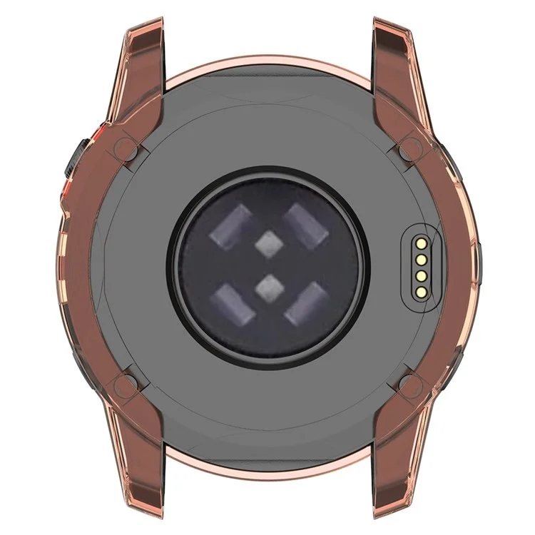 Für Garmin Fenix ​​7x/7x Solar Transparent TPU Watch Case Schutzschutzabdeckung - Transparentes Rosa