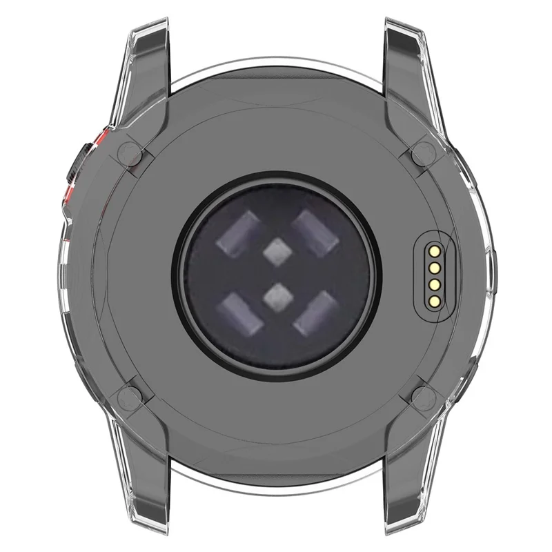 For Garmin Fenix 7X/7X Solar Transparent TPU Watch Case Protective Cover - Transparent