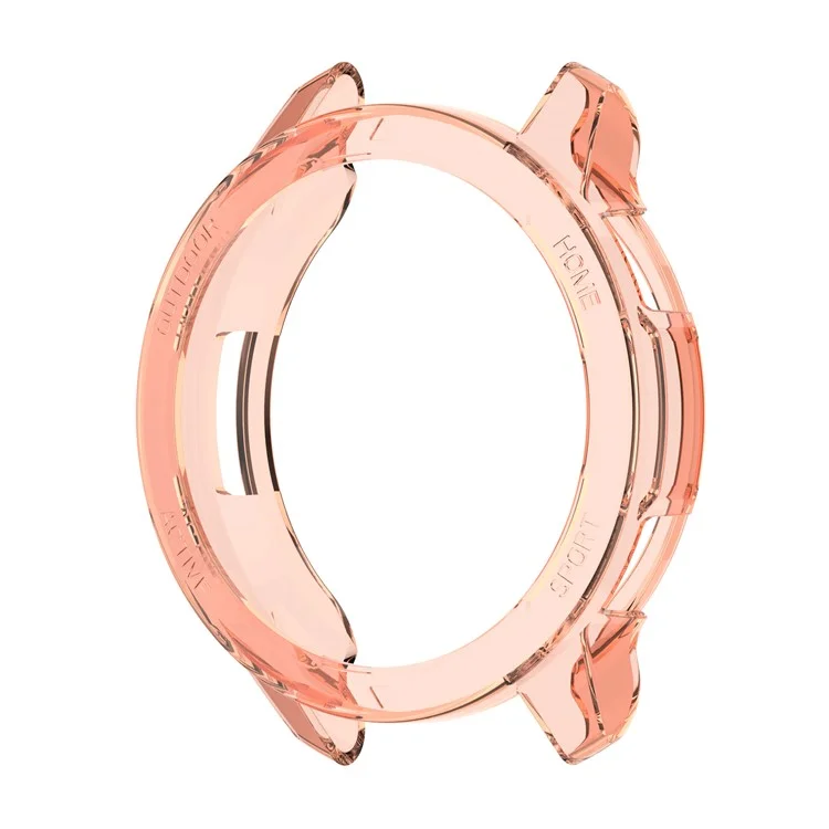 Per Xiaomi Watch S1 Active/Watch Color 2 Anti-fall Transparent Watch Case TPU Cover Protector - Arancione Trasparente
