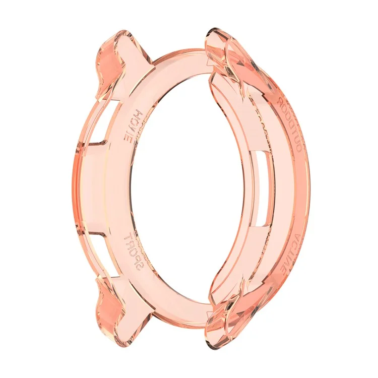 Per Xiaomi Watch S1 Active/Watch Color 2 Anti-fall Transparent Watch Case TPU Cover Protector - Arancione Trasparente