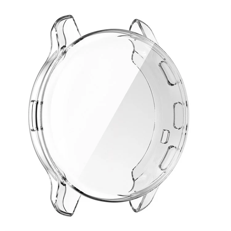 Per Garmin Venu2 Plus Copertura completa da 43 mm Cornice protettiva in TPU per smartwatch antigraffio - Trasparente