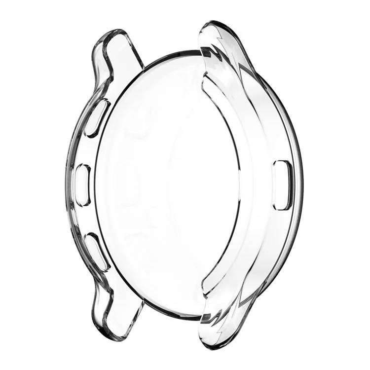 Per Garmin Venu2 Plus Copertura completa da 43 mm Cornice protettiva in TPU per smartwatch antigraffio - Trasparente