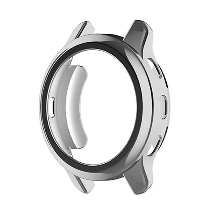 Para Garmin Venu2 Plus Funda protectora de TPU de media cubierta para reloj inteligente, estilosa y con acabado electrolítico - Plata