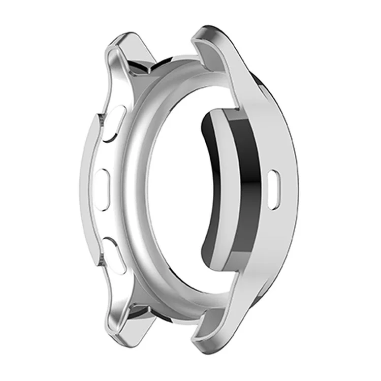 Para Garmin Venu2 Plus Funda protectora de TPU de media cubierta para reloj inteligente, estilosa y con acabado electrolítico - Plata