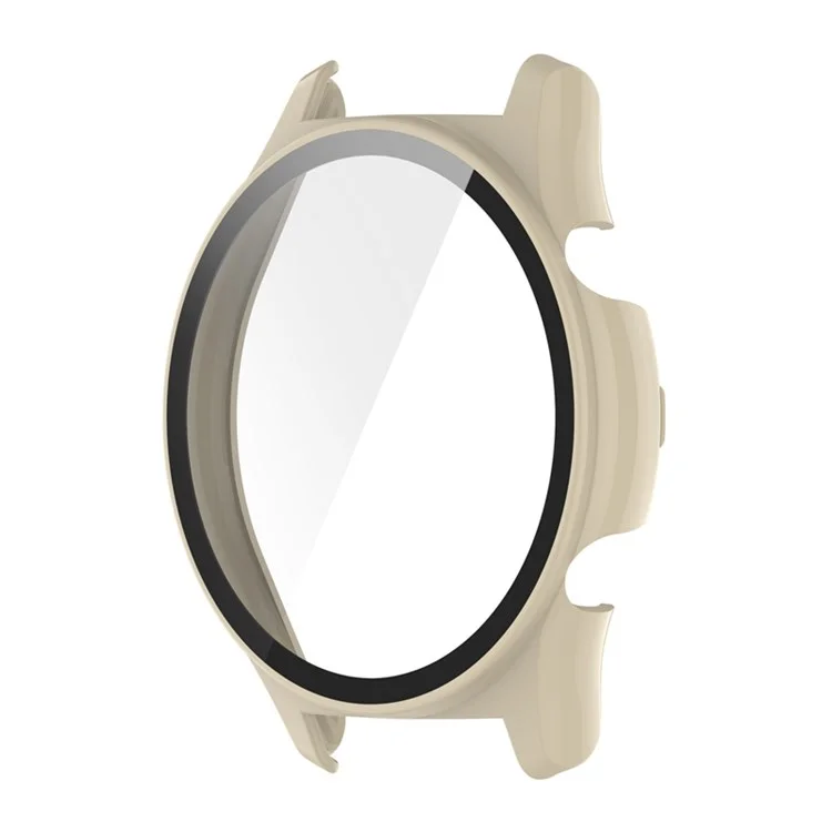Para Honor Watch GS3 46mm Hard PC Anti-drop Watch Case Com Protetor de Tela de Vidro Temperado - Bege
