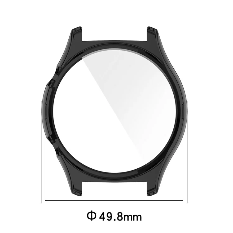 Para Honor Watch GS3 46mm Hard PC Anti-drop Watch Case Com Protetor de Tela de Vidro Temperado - Bege