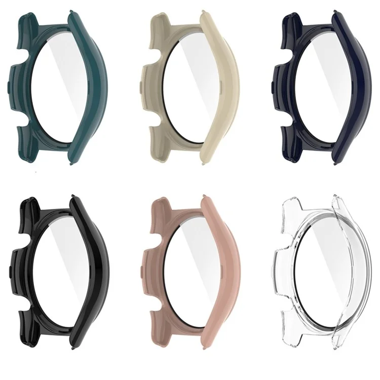 Para Honor Watch GS3 46mm Hard PC Anti-drop Watch Case Com Protetor de Tela de Vidro Temperado - Bege
