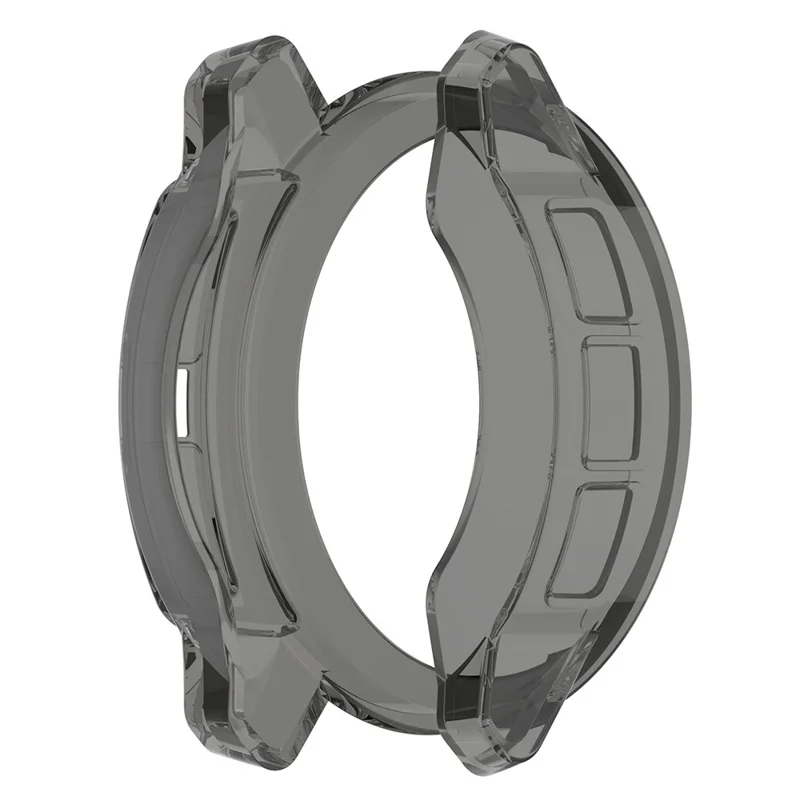 For Garmin Instinct 2S Anti-fall Watch Cover Transparent Soft TPU Protective Case - Transparent Black