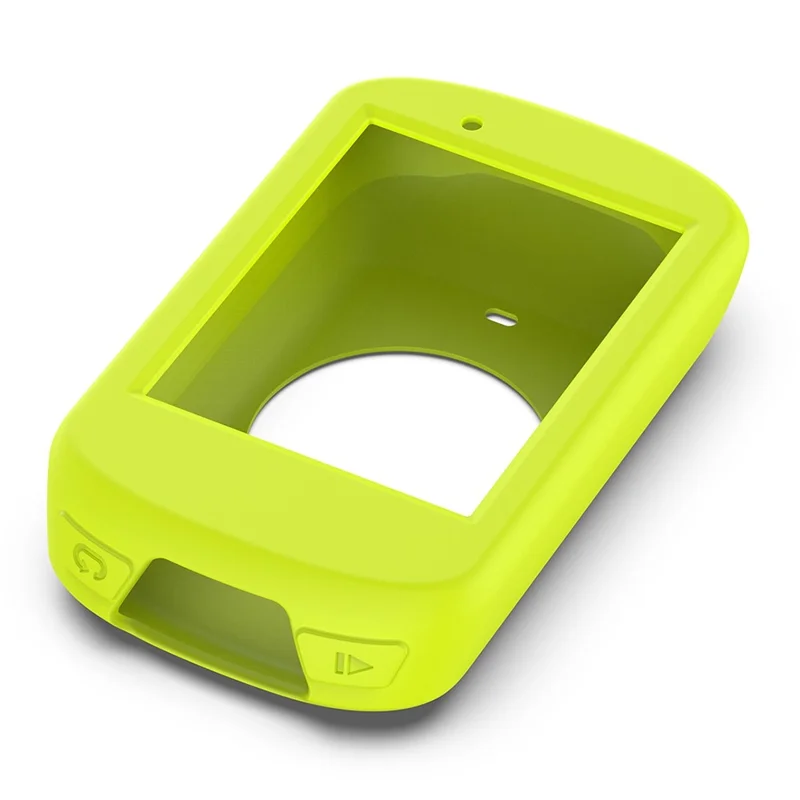 Custodia in Silicone Morbido per Garmin Edge 830 Bike GPS Computer Copertura Protettiva - Greengiallo