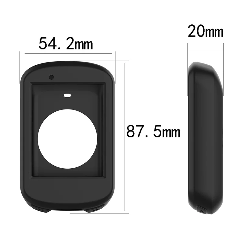 Custodia in Silicone Morbido per Garmin Edge 830 Bike GPS Computer Copertura Protettiva - Greengiallo