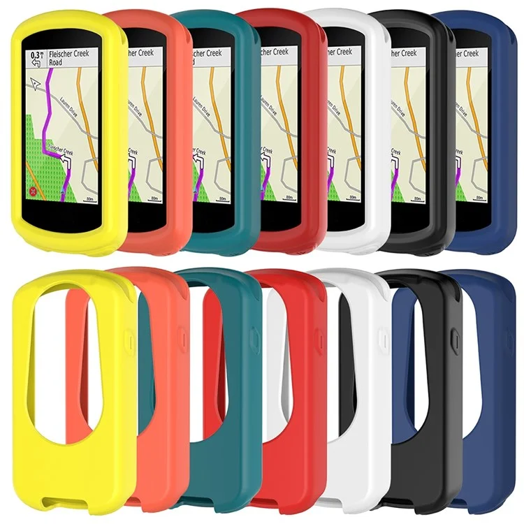 For Garmin Edge 1030 Plus/1030 Soft Silicone Case Bike GPS Computer Protective Cover - White