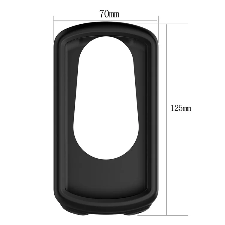 For Garmin Edge 1030 Plus/1030 Soft Silicone Case Bike GPS Computer Protective Cover - Dark Blue