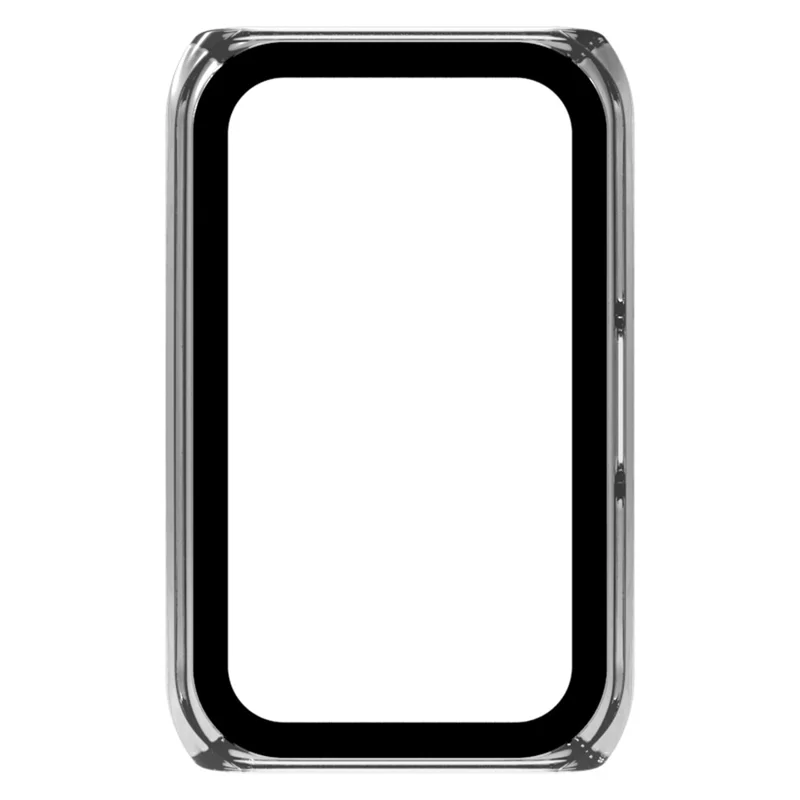 For Huawei Band 7/Honor Band 6 Full Protection PC Cover Watch Case with Tempered Glass Screen Protector - Dark Blue